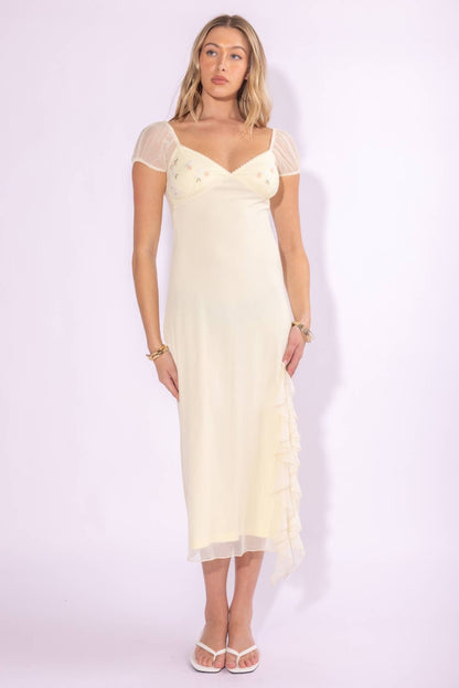 Ivanna Mesh Midi Dress