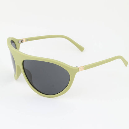 Modern Curved Round Sunglasses