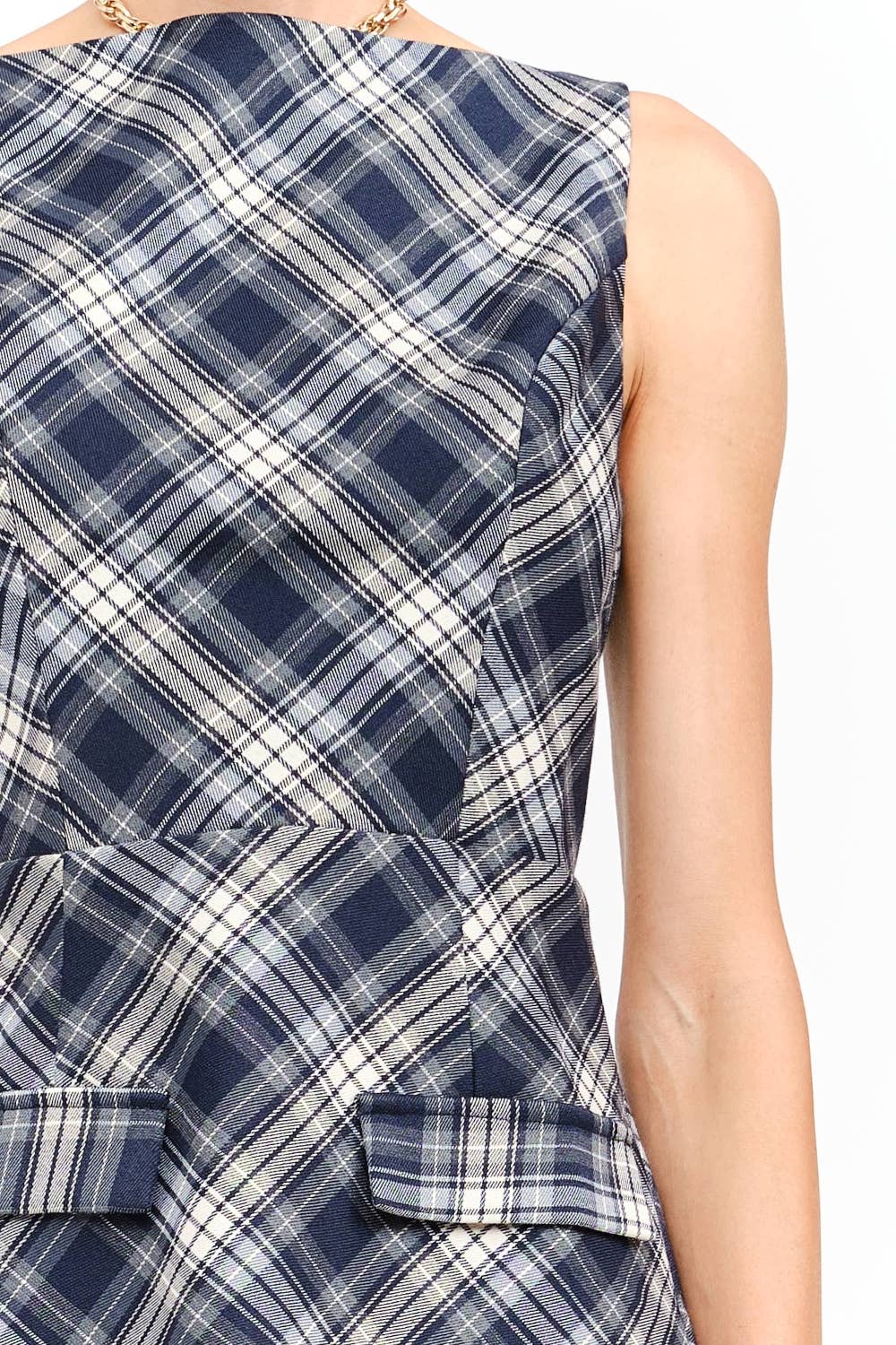 Kassandra Plaid Mini Dress