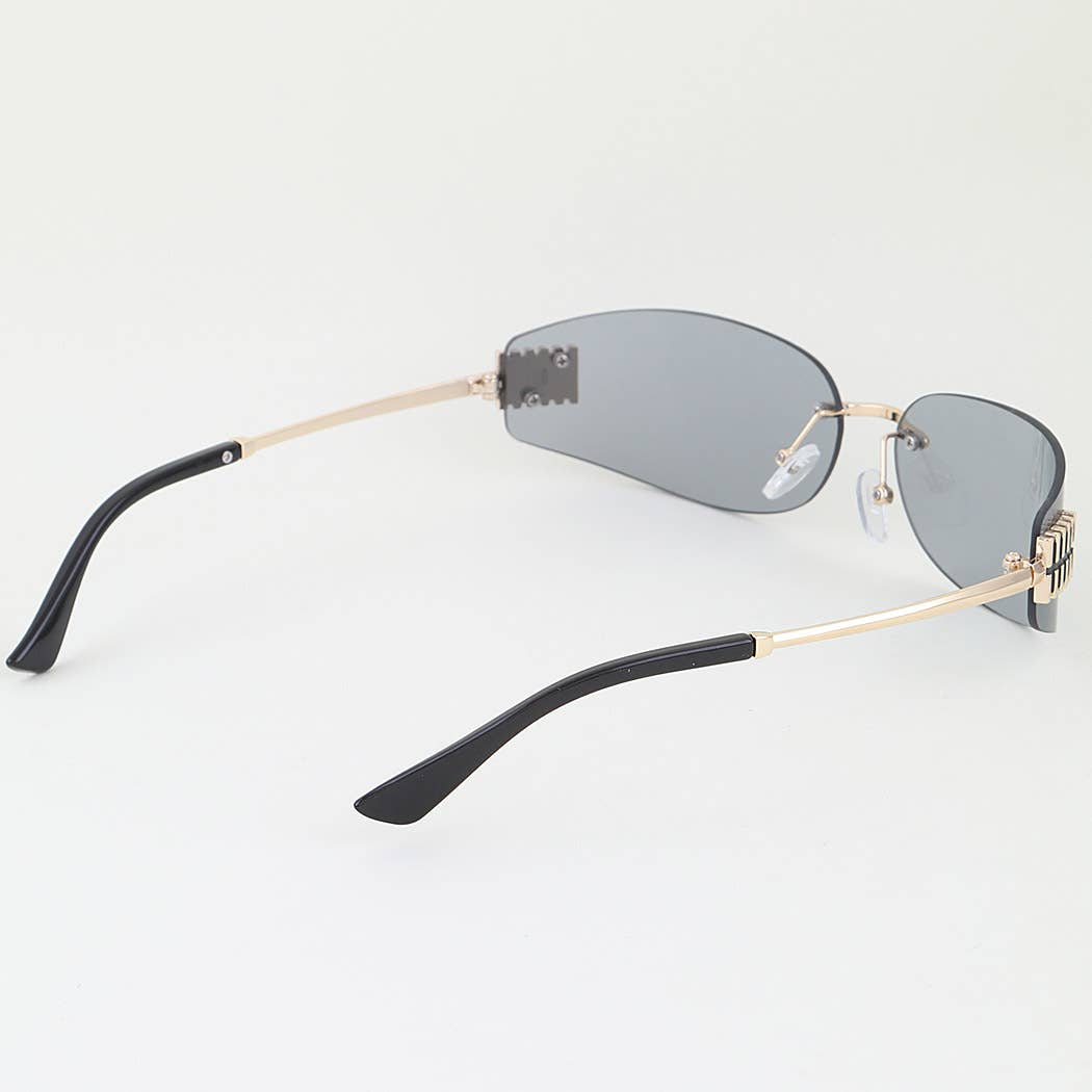 Tile Wrap Flare Sunglasses