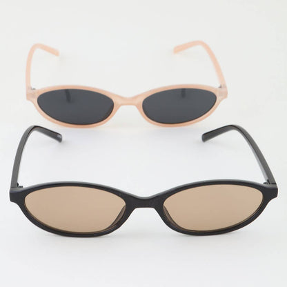 Modern Chic Oval Sunglasses