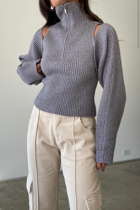 Darian Knit Tank Bolero Set