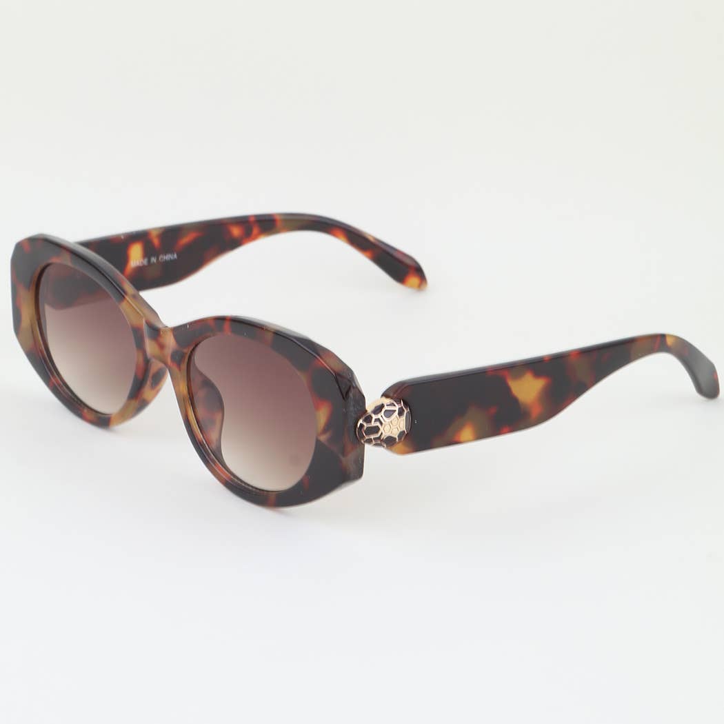 Retro Oval Sunglasses