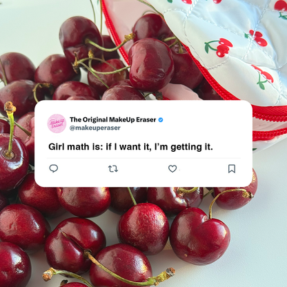 MakeUp Eraser Cherry Crush 7-Day Set & Makeup Bag Gift Set