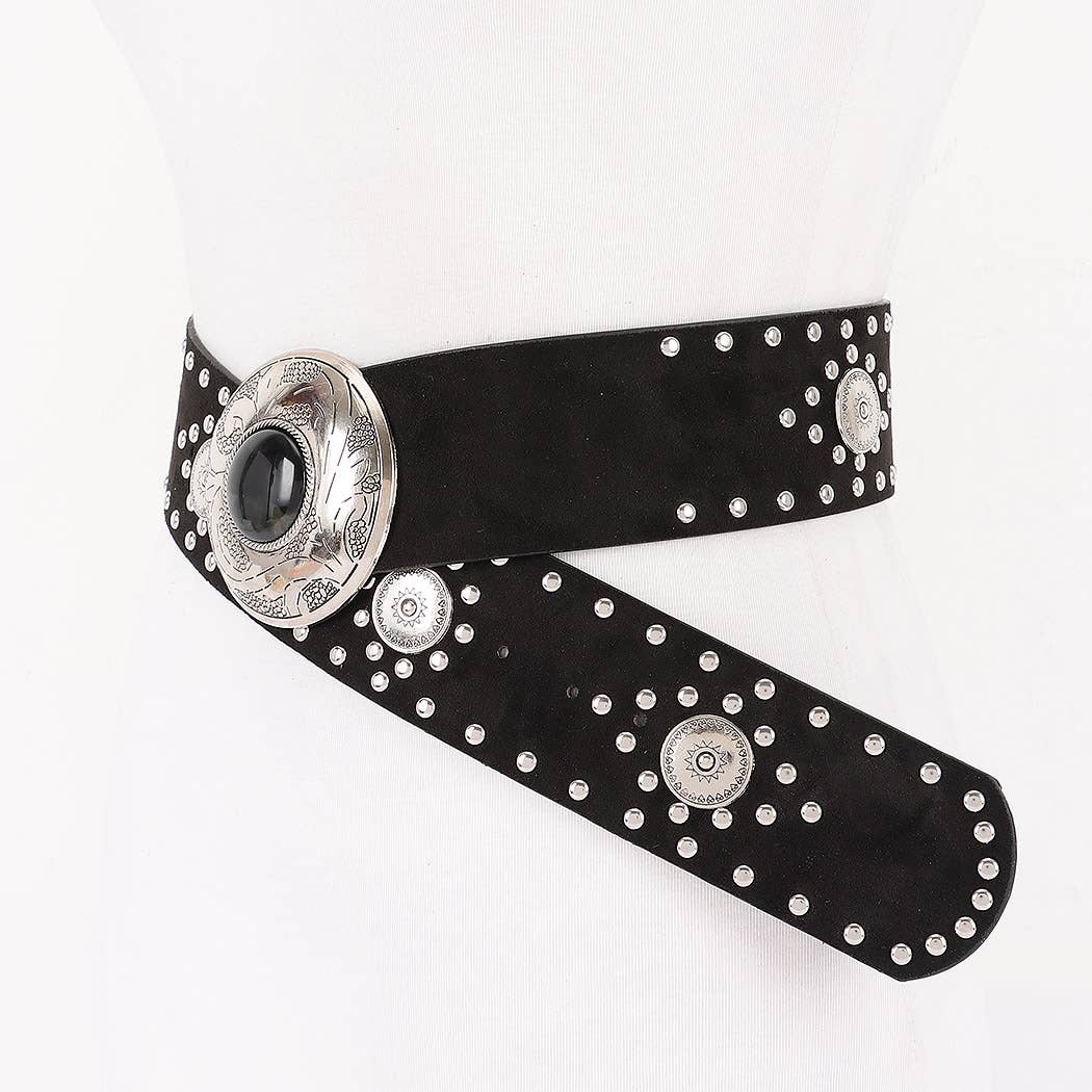 Studded Concho Belt