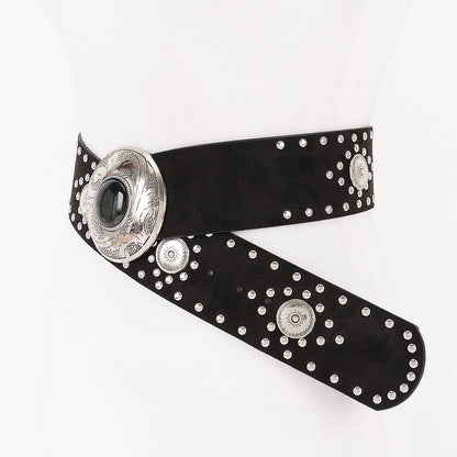 Studded Concho Belt