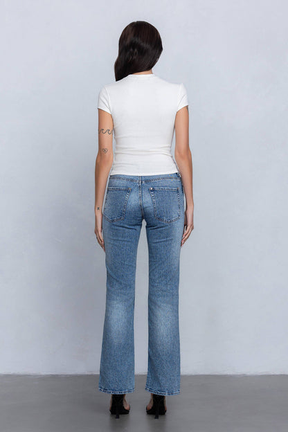 Francesca Ribbed Grommet Top