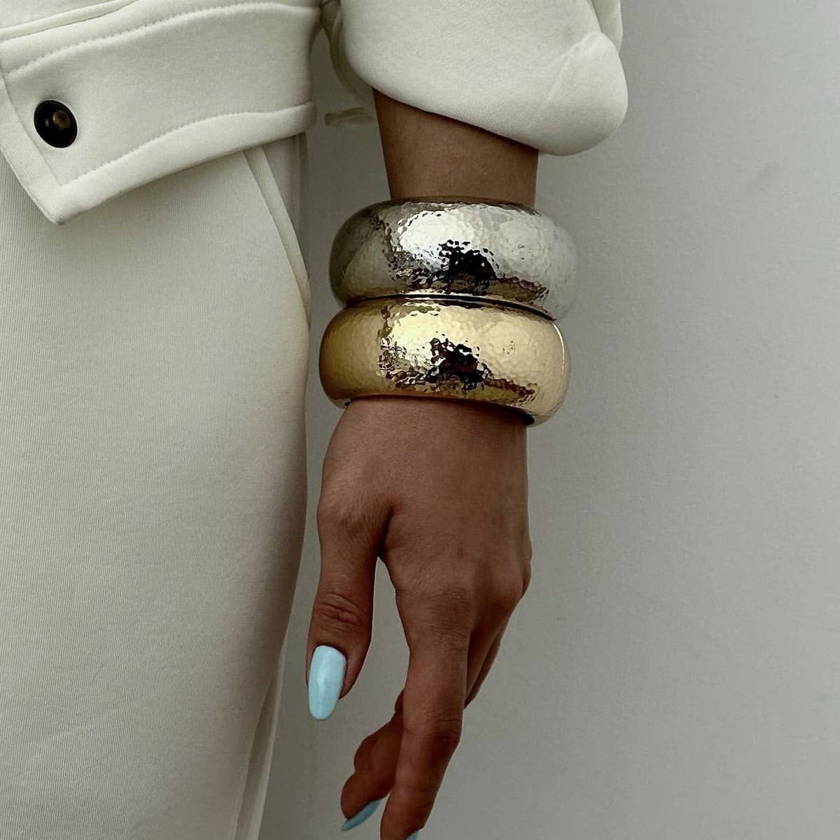 Chunky Textured Bangle