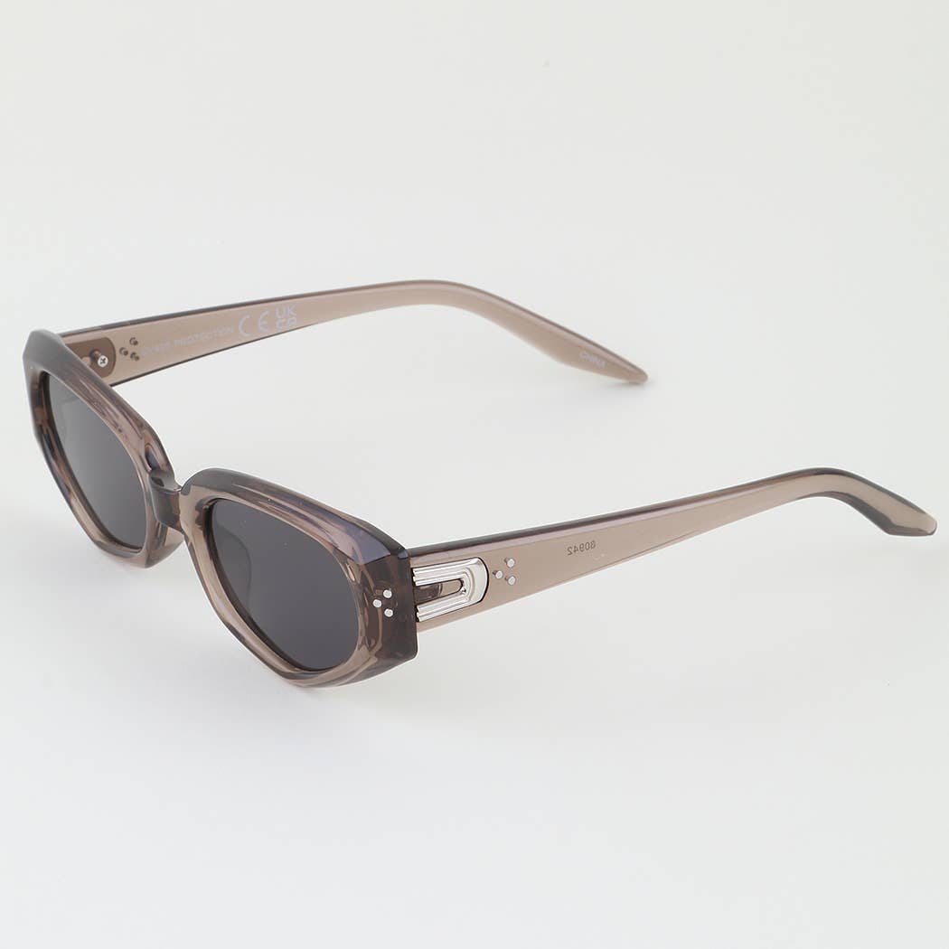 Triple Bolted Cateye Sunglasses