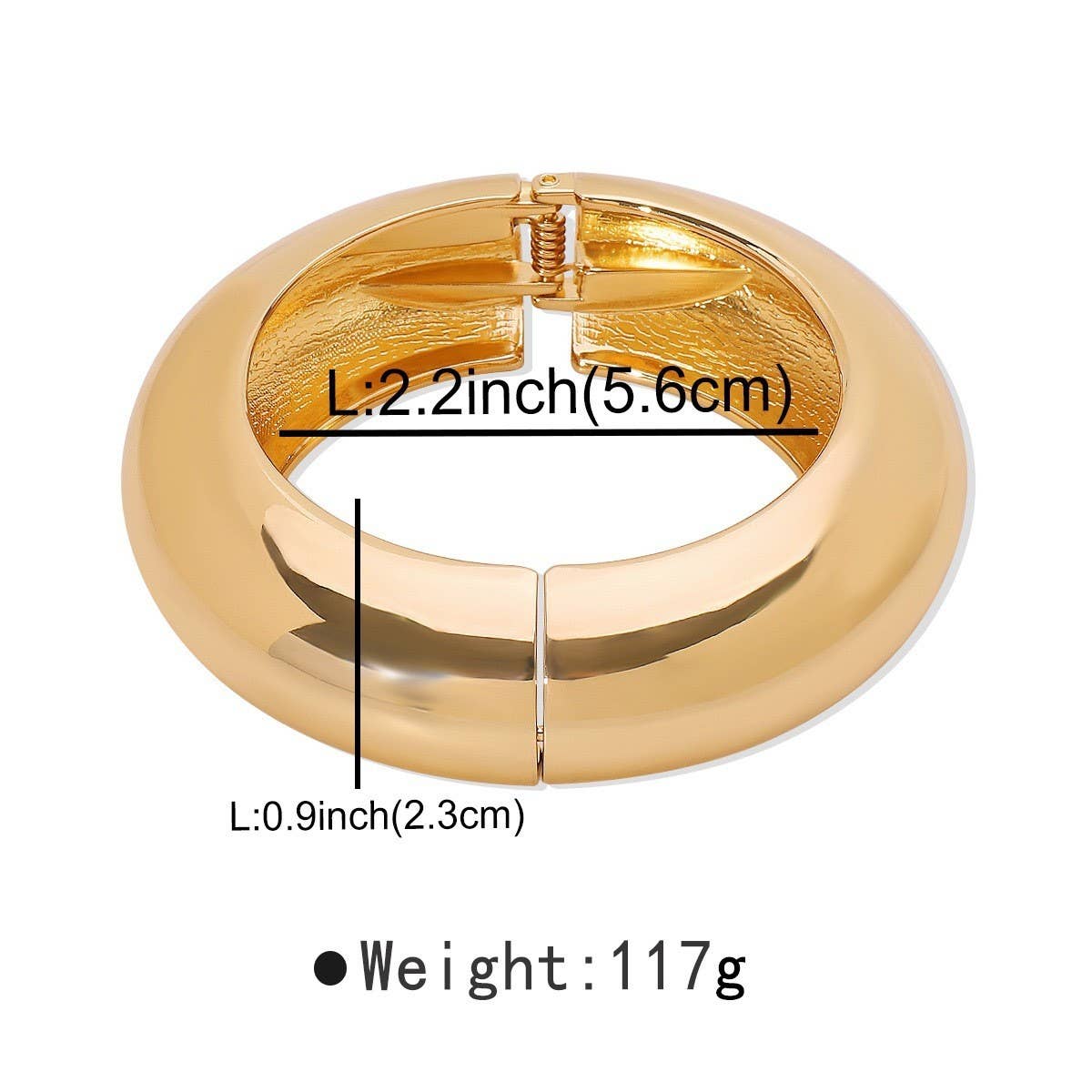 Chunky Textured Bangle