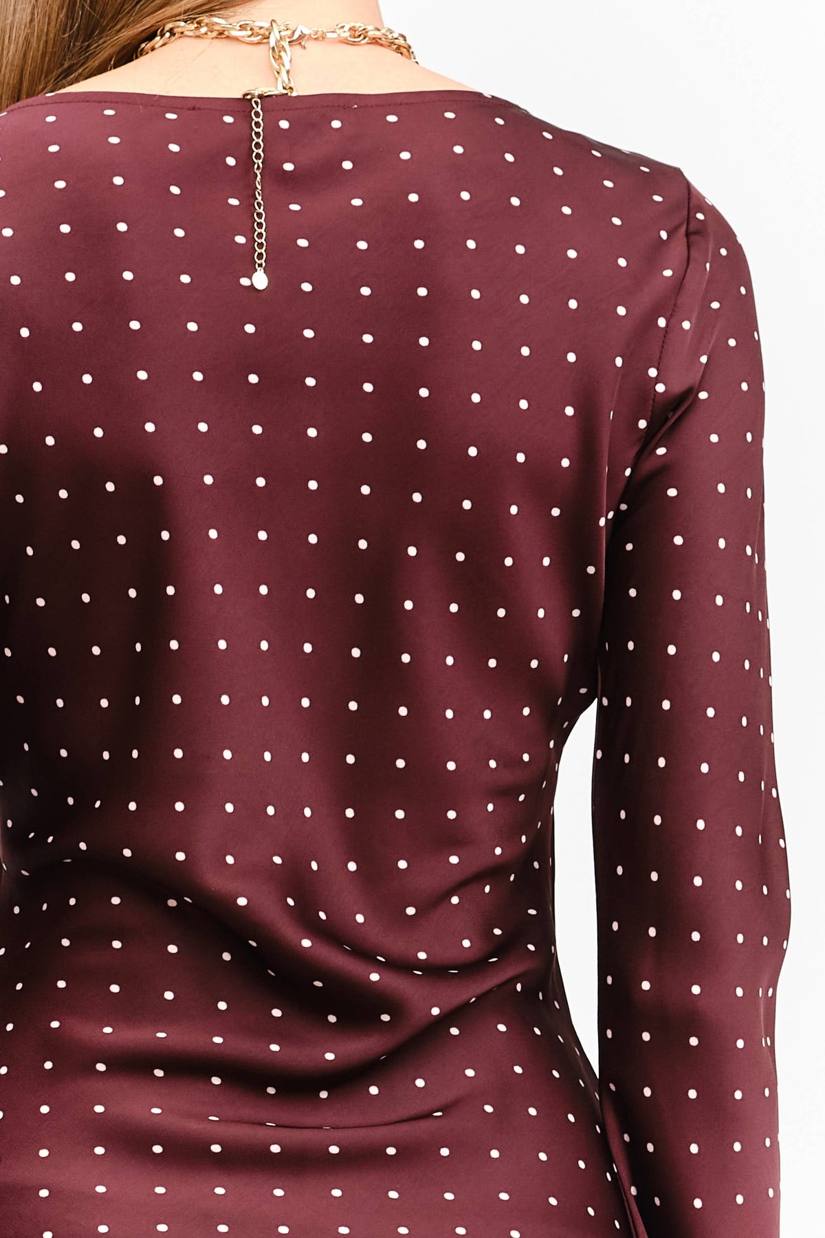 Jesse Long Sleeve Polka Dot Dress