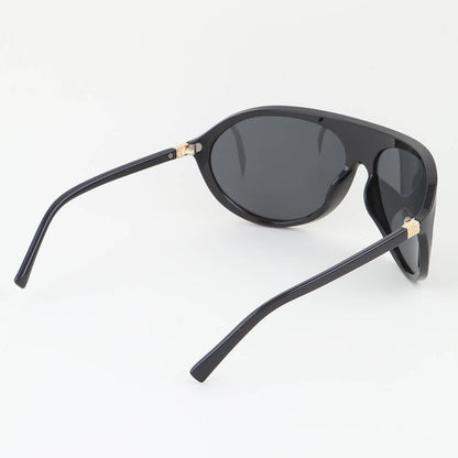 Modern Curved Round Sunglasses