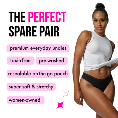 Travel Underwear | 4-Way Stretch Bikini In Pouch