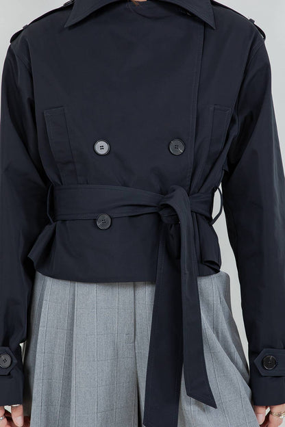 Gatlyn Cropped Trench Coat
