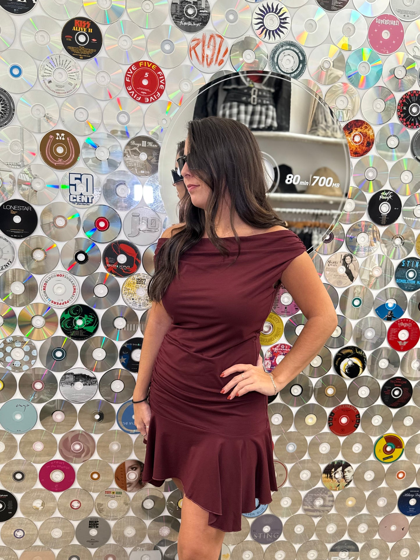 Gracelynn Off The Shoulder Mini Dress