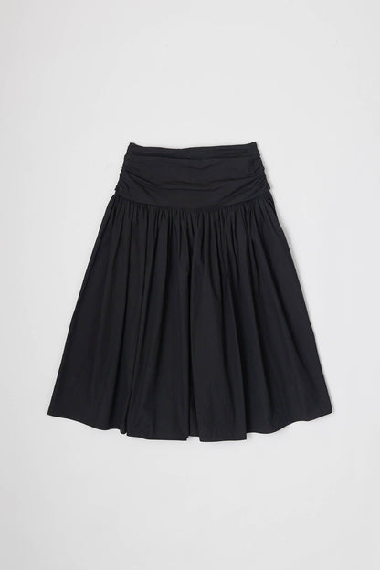 The Mariana A-Line Skirt with Wrap Waist Detail