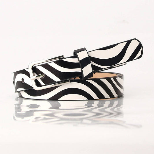 Zebra Thin Belt