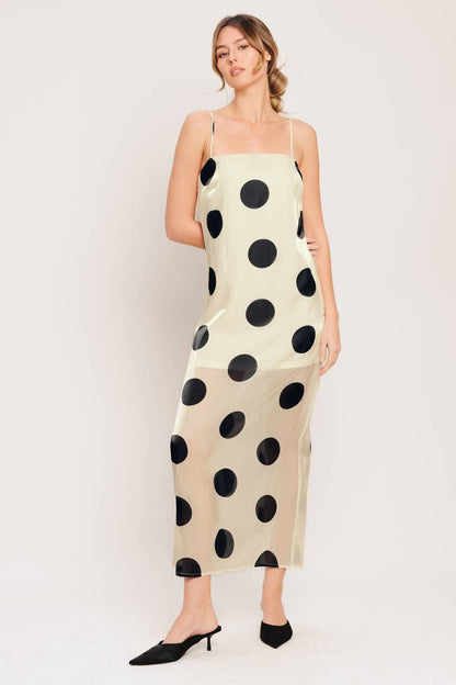 Hunter Polka Dot Midi Dress