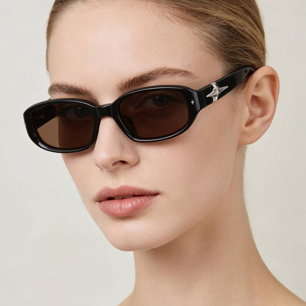 Grunge Diamond Bar Sunglasses
