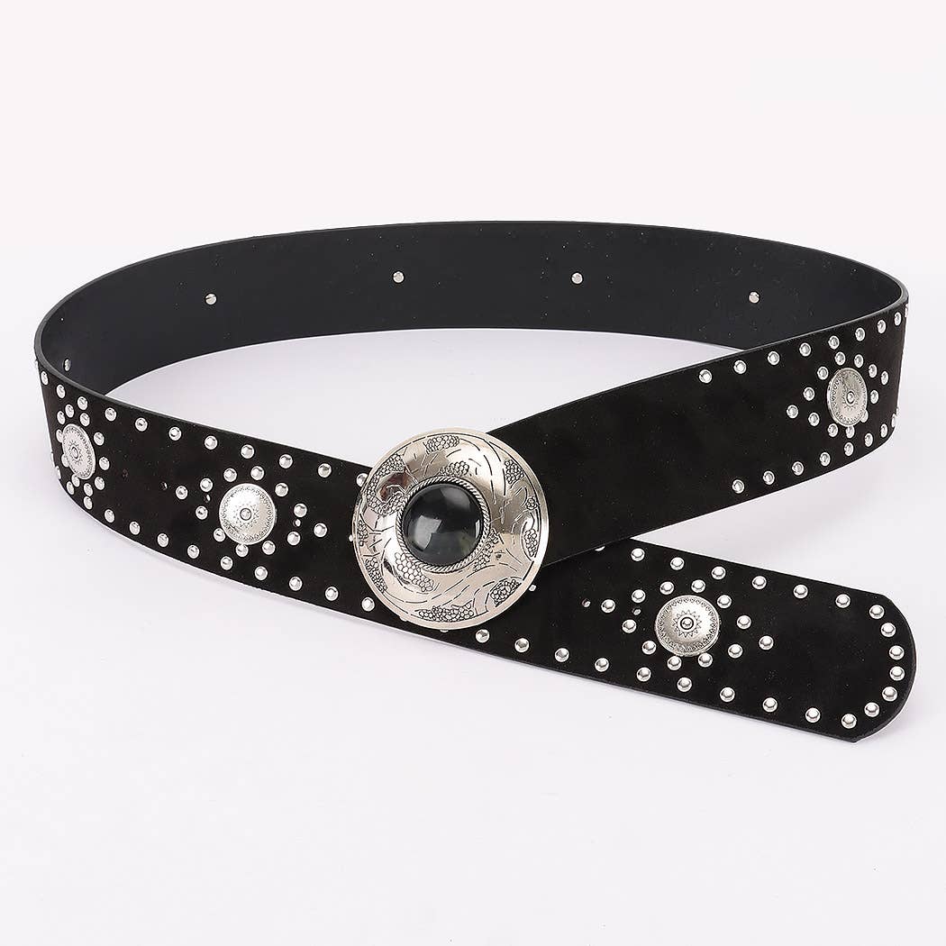 Studded Concho Belt