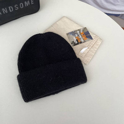 Knit Rabbit Hair Blend Beanie