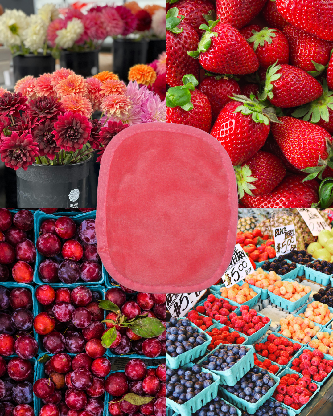 MakeUp Eraser Farmer's Market 7-Day Set with Makeup Bag | Floral & Bright