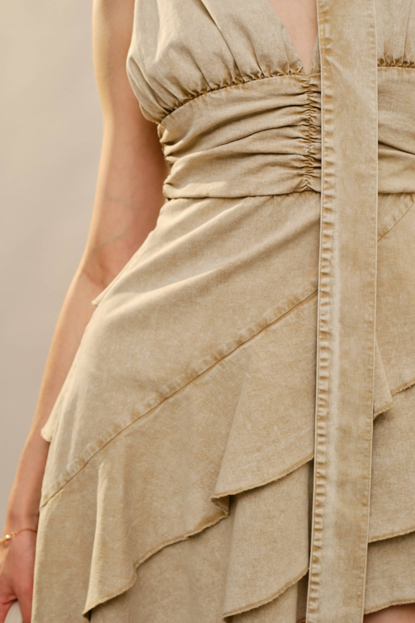 Hayes Asymmetrical Layered Dress