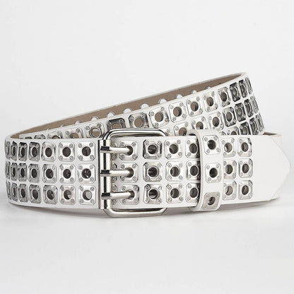 Rivet Eyelet Punk Belt