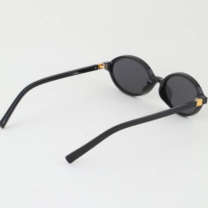 Modern Bright Tinted Round Sunglasses