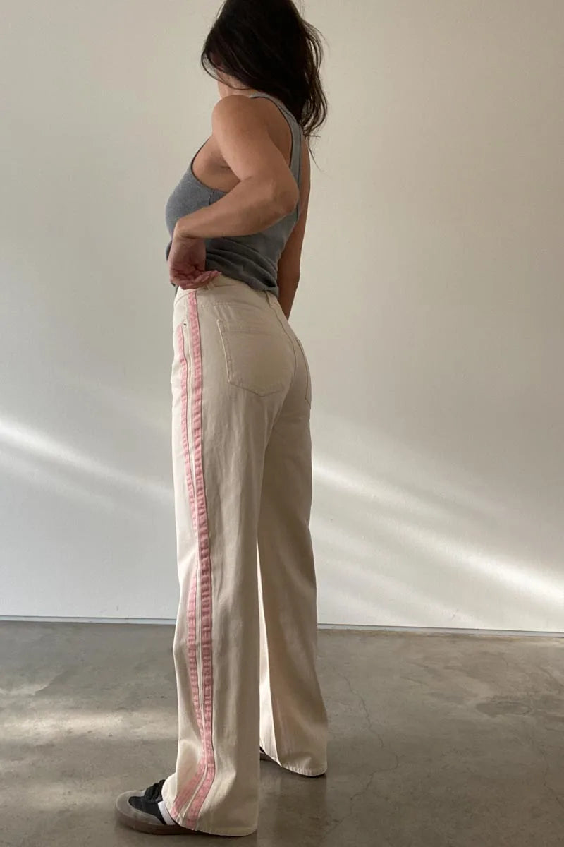 Florence Striped Jeans