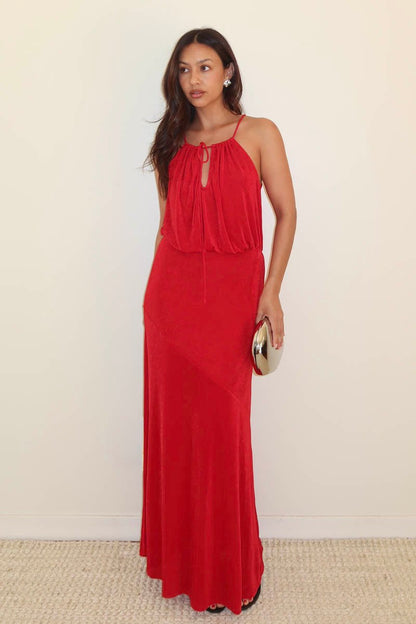 Honorina Slinky Knit Maxi Dress