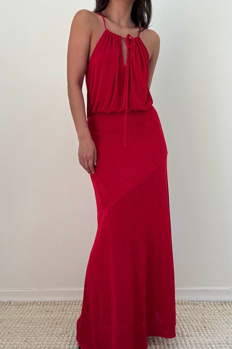 Honorina Slinky Knit Maxi Dress