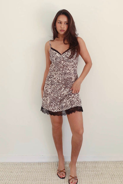 Fifi Leopard Mini Dress
