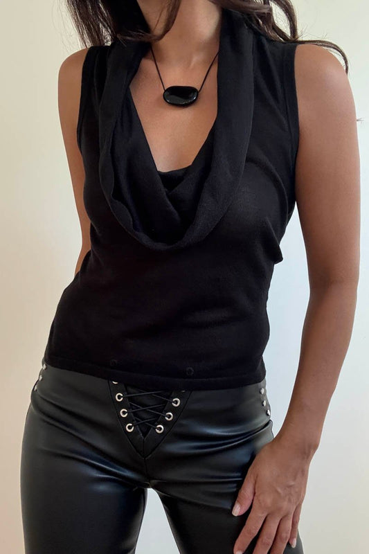 Freesia Cowl Neck Tank