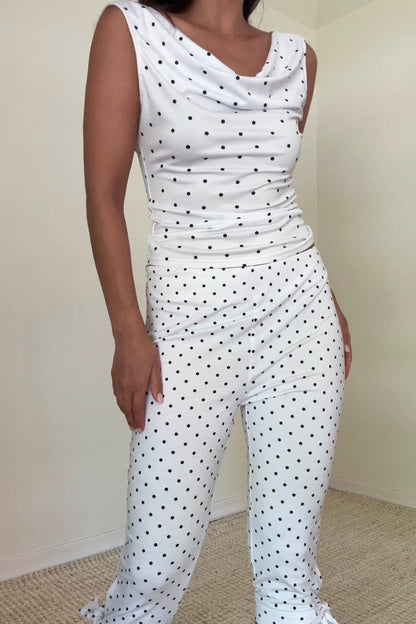 Feyre Polka Dot Capri Pants