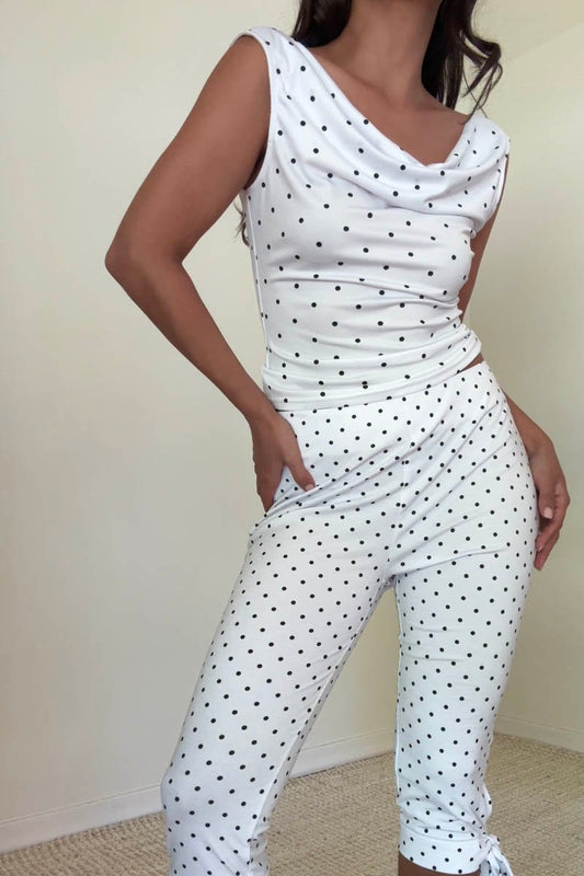 Feyre Polka Dot Capri Pants