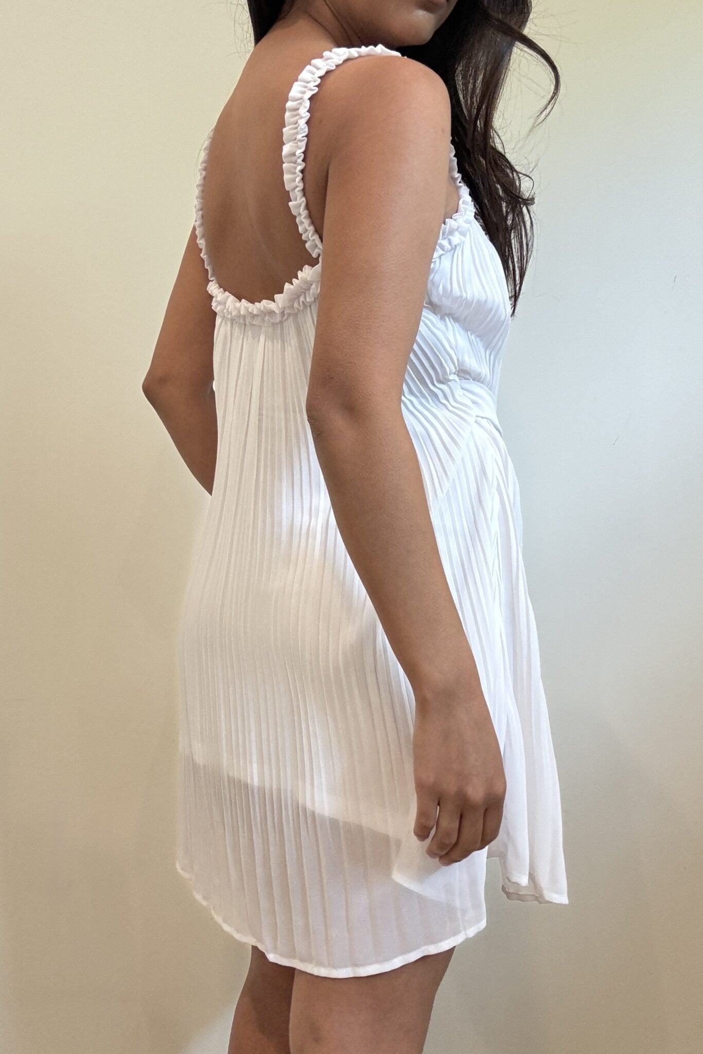 Honey Pleated Shift Dress