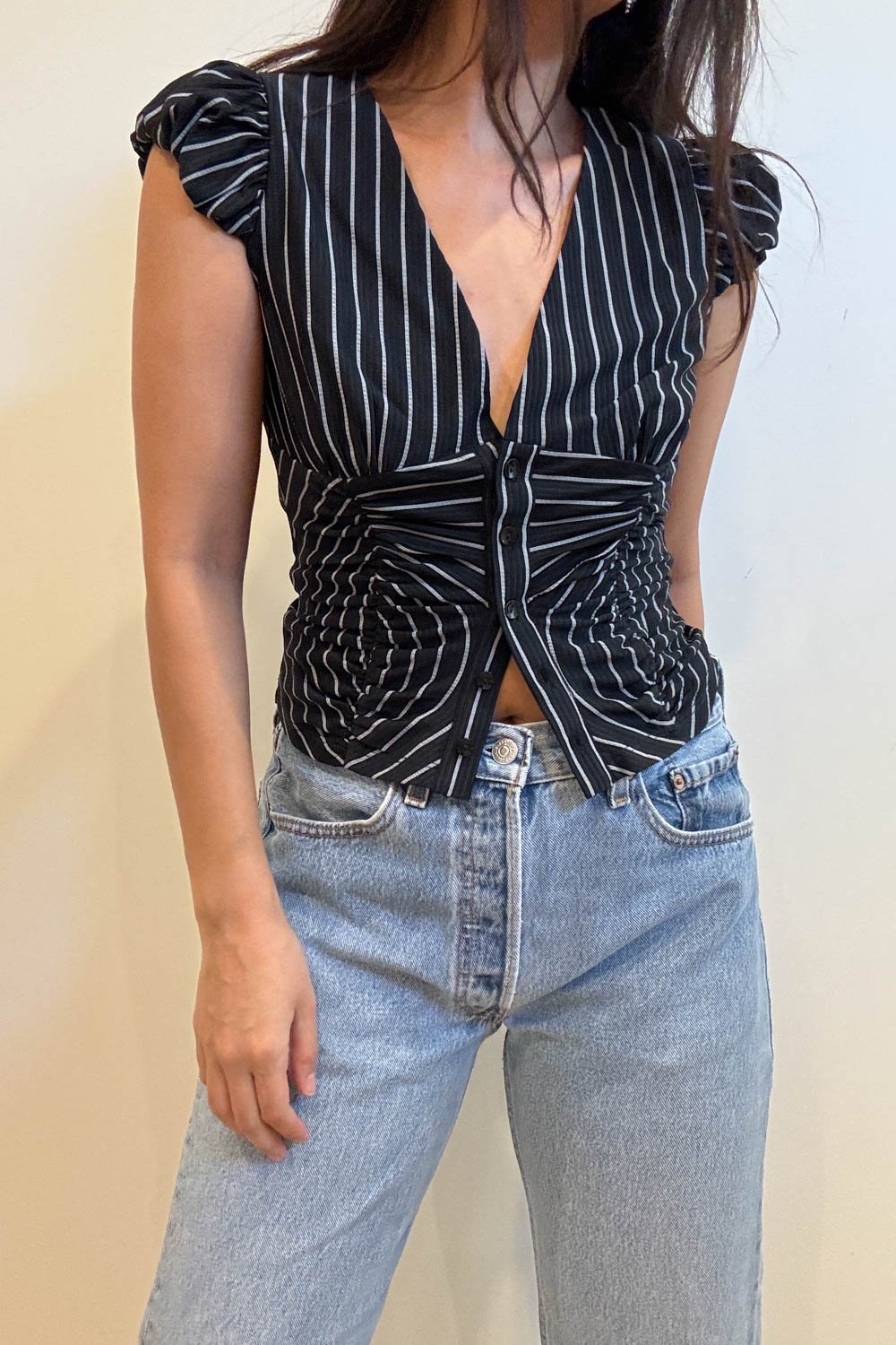 Hera Stripe Crop Top