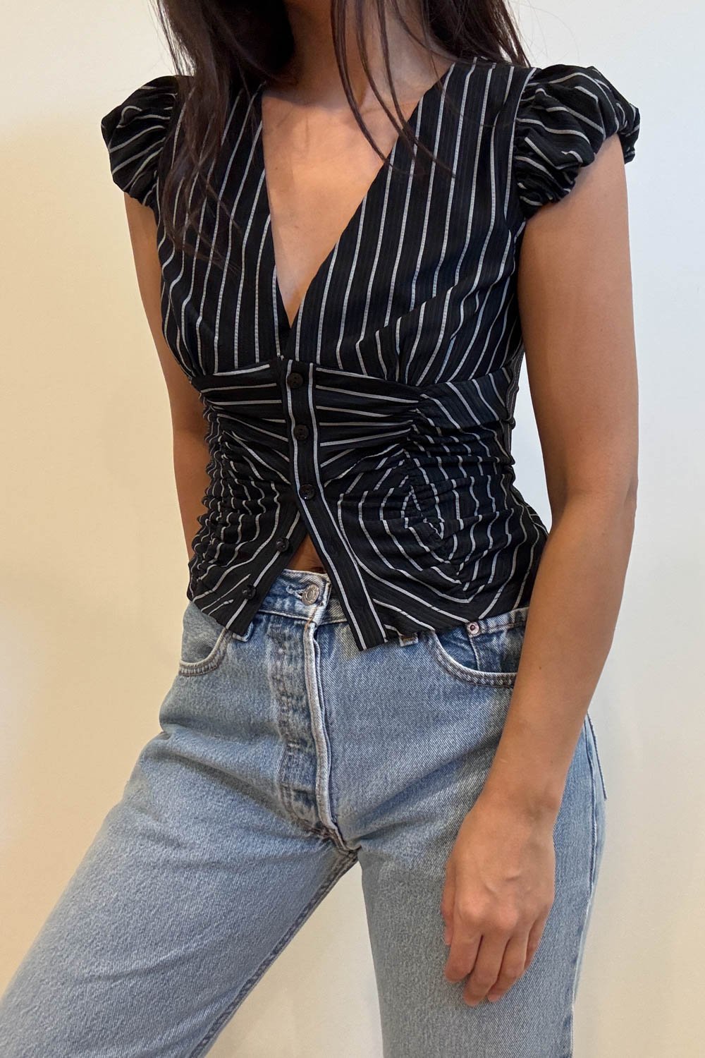 Hera Stripe Crop Top
