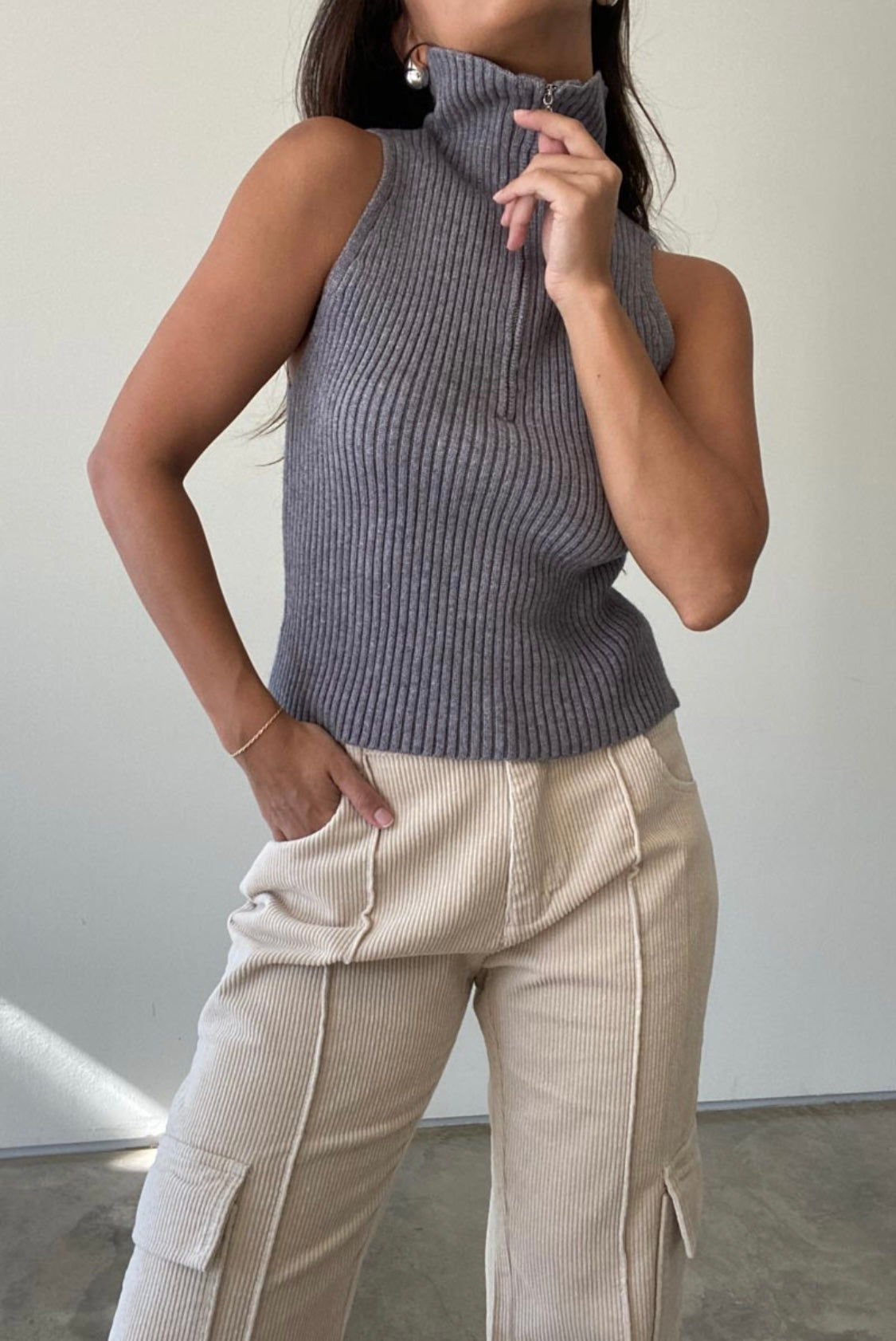 Darian Knit Tank Bolero Set