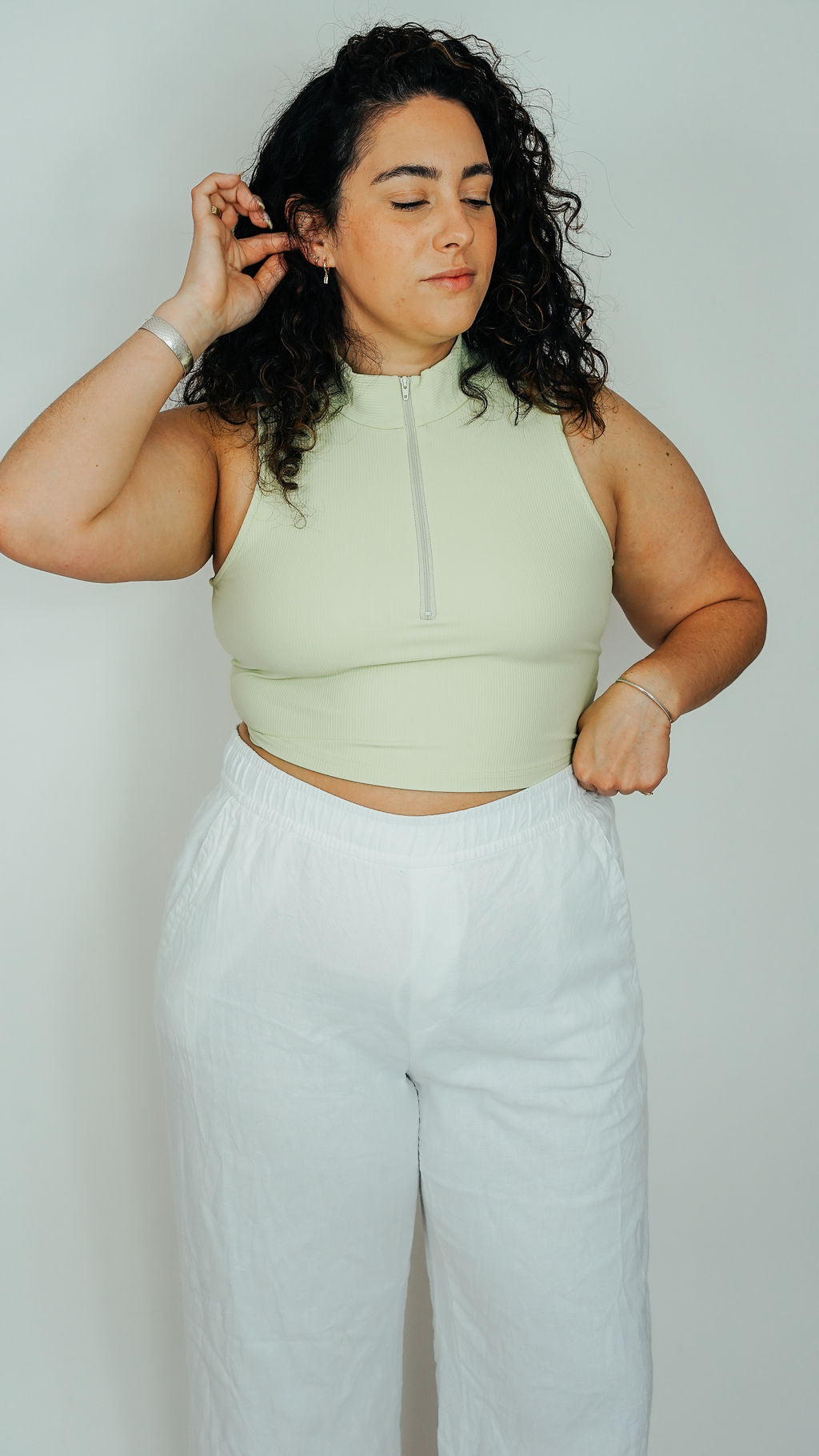 Beth Half Zip Tank