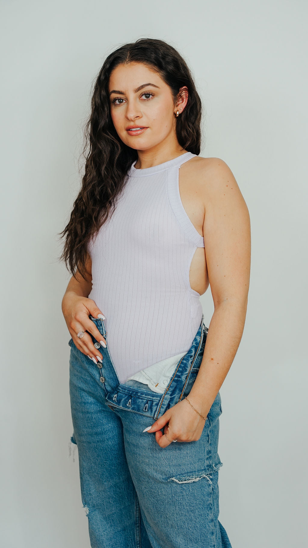 Ainsley Criss Cross Back Bodysuit