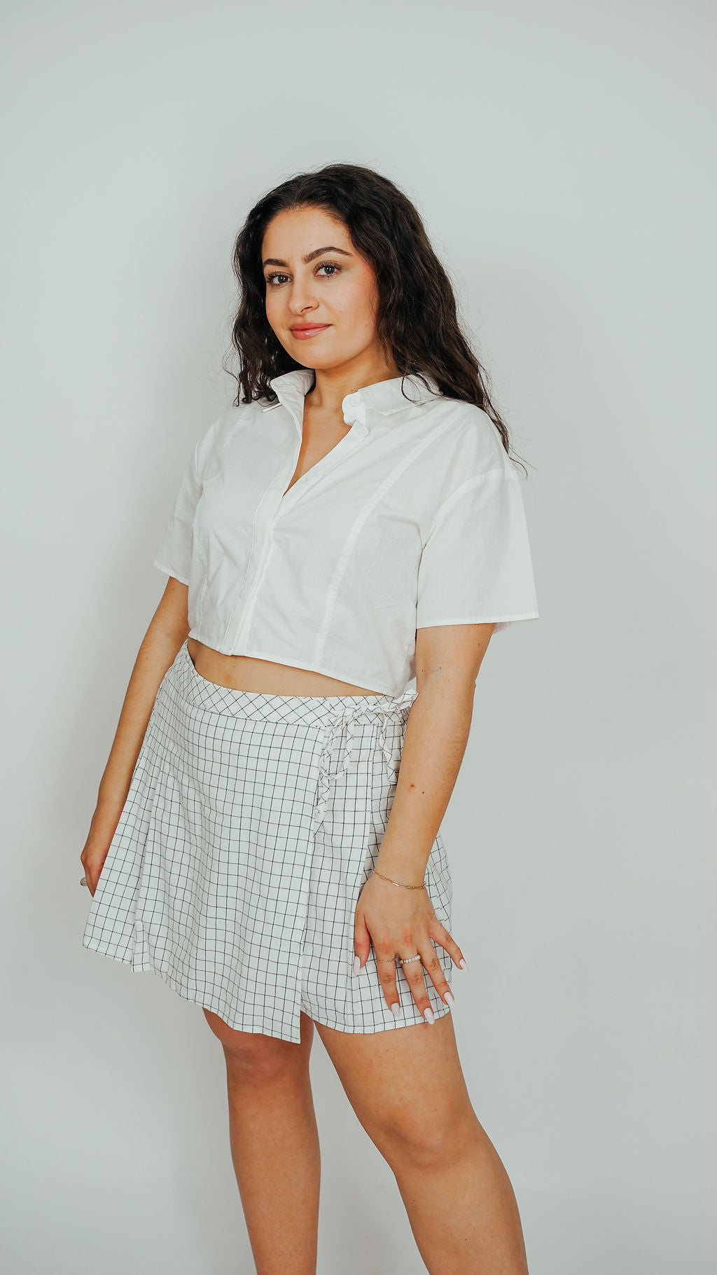 April Plaid Skort