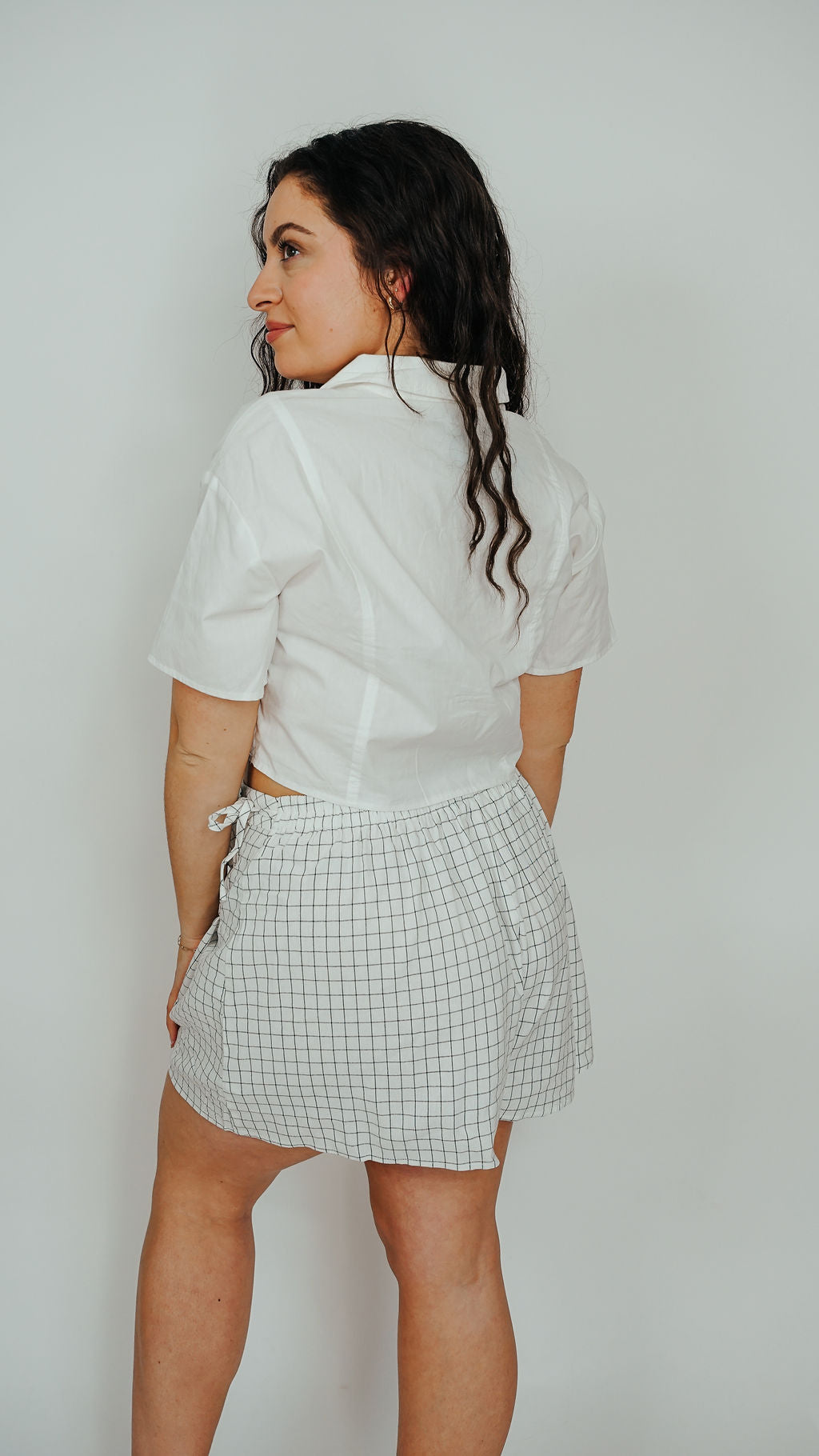April Plaid Skort