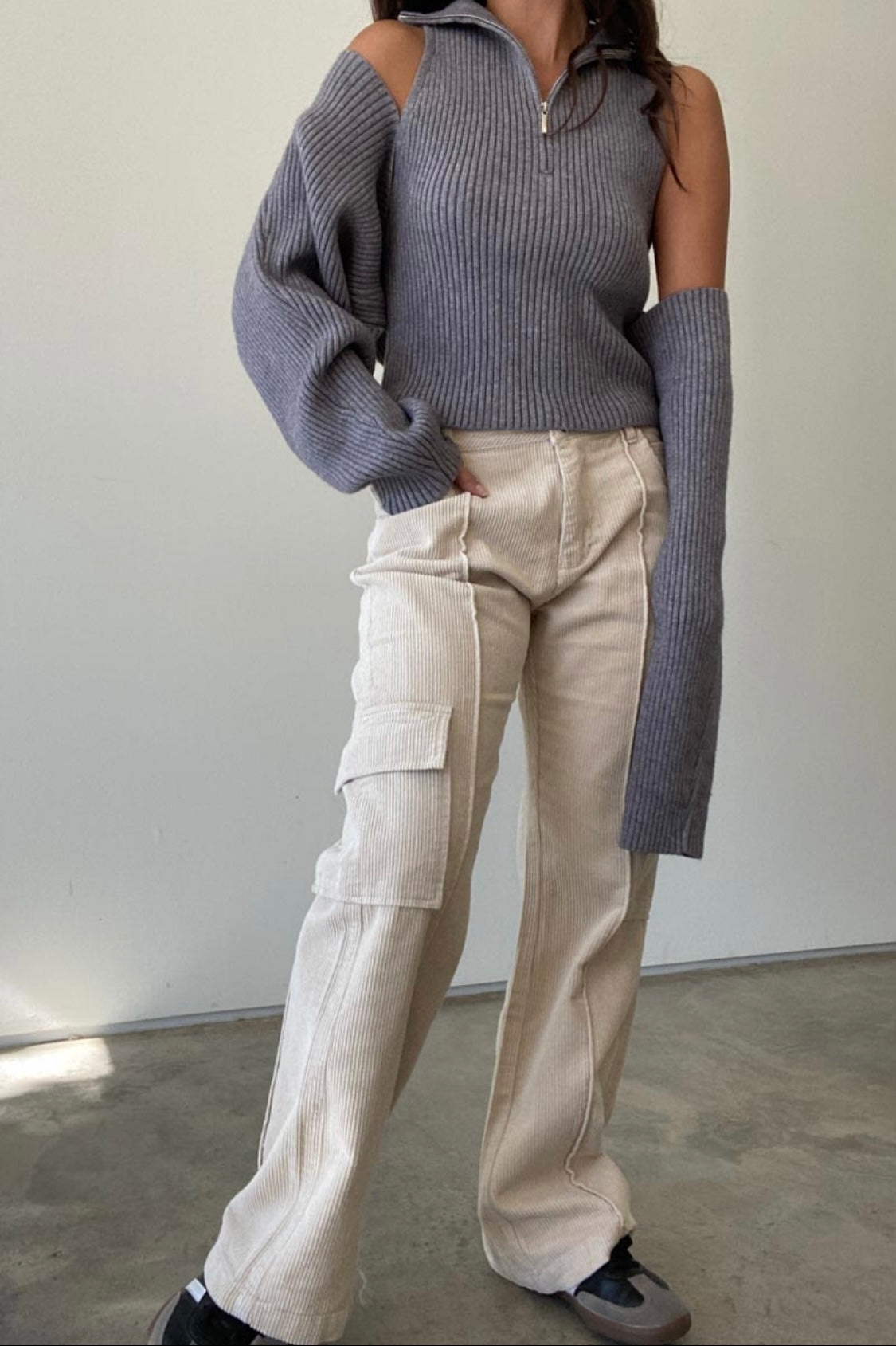 Darian Knit Tank Bolero Set