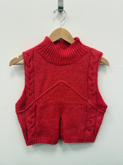 Gigi Cable Knit Sweater Vest