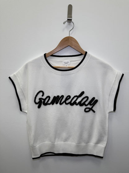 Gameday Short Sleeve Sweater