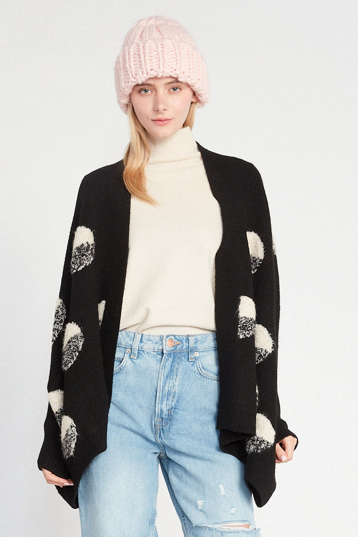 Look By M Hand-Knitted Chunky Beanie Hat