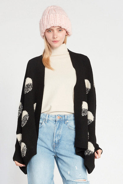 Look By M Hand-Knitted Chunky Beanie Hat
