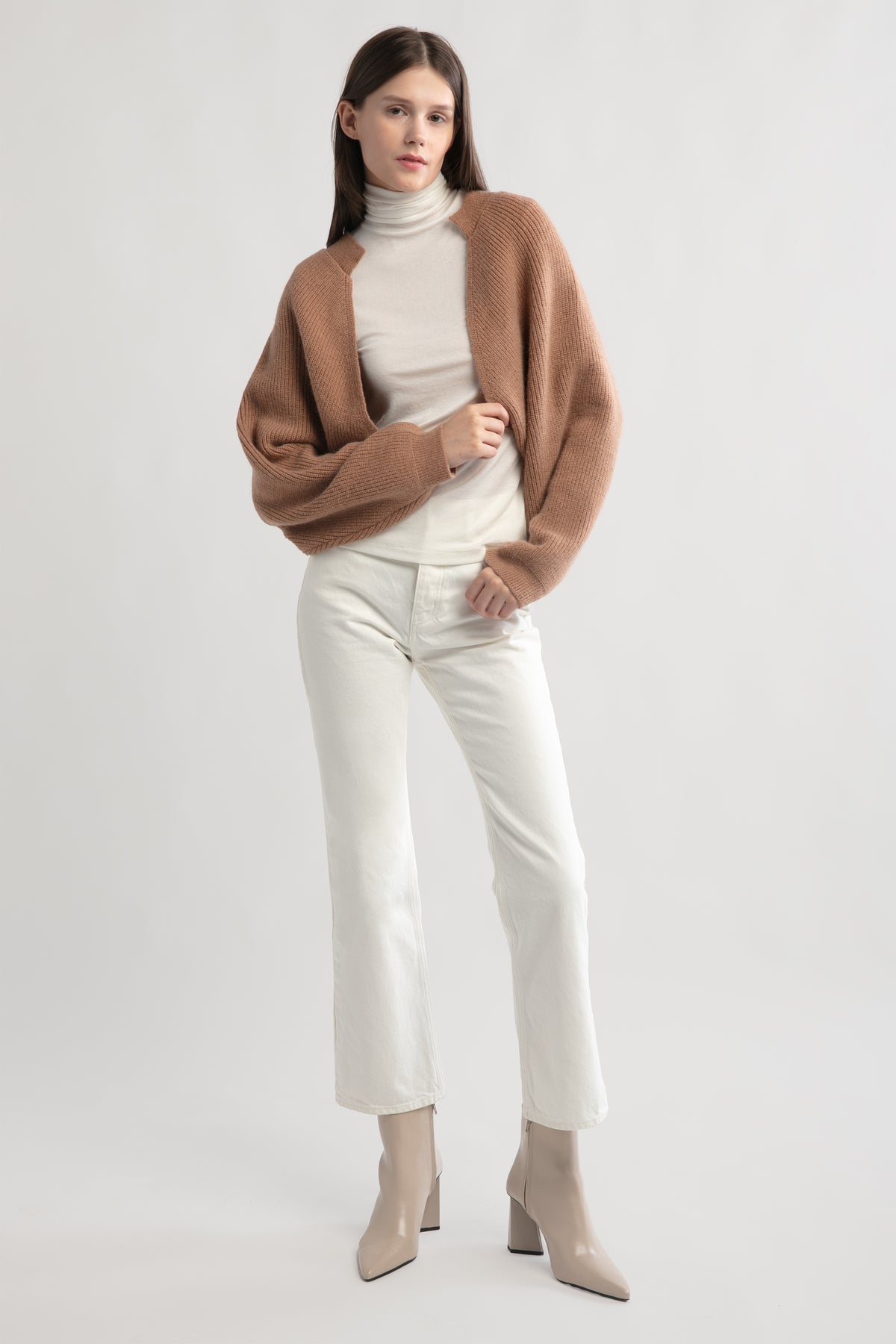 Look By M Knit Bolero Cardigan